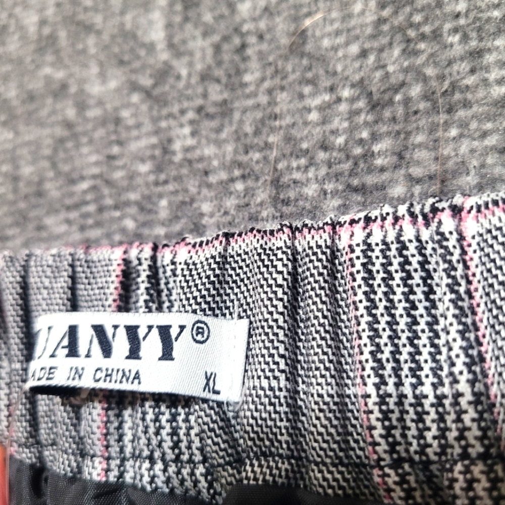 NEW Guanyy Plaid Skirt~XL~Side Zip~NWT~Mini Skirt - Picture 7 of 7